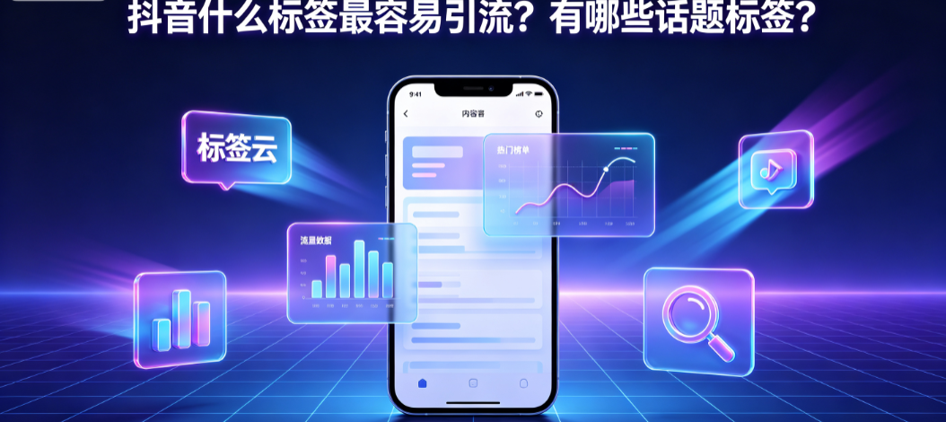 抖音什么标签最容易引流？有哪些话题标签？