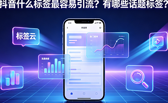抖音什么标签最容易引流?有哪些话题标签?