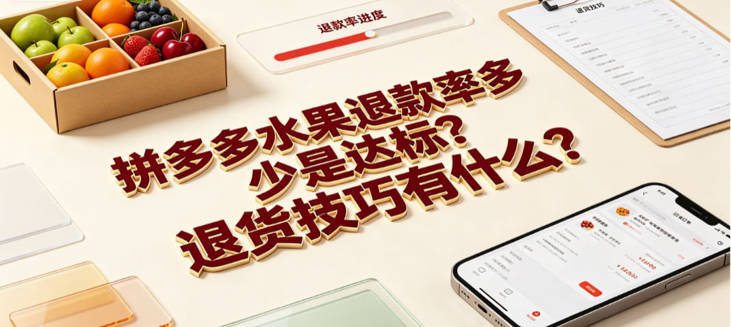 拼多多水果退款率多少是达标?退货技巧有什么?