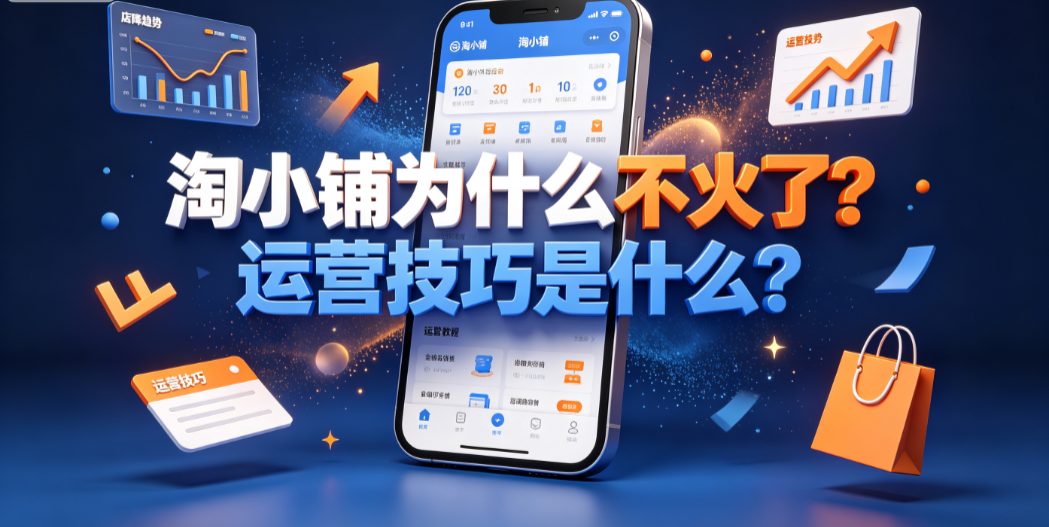 淘小铺为什么不火了?运营技巧是什么?