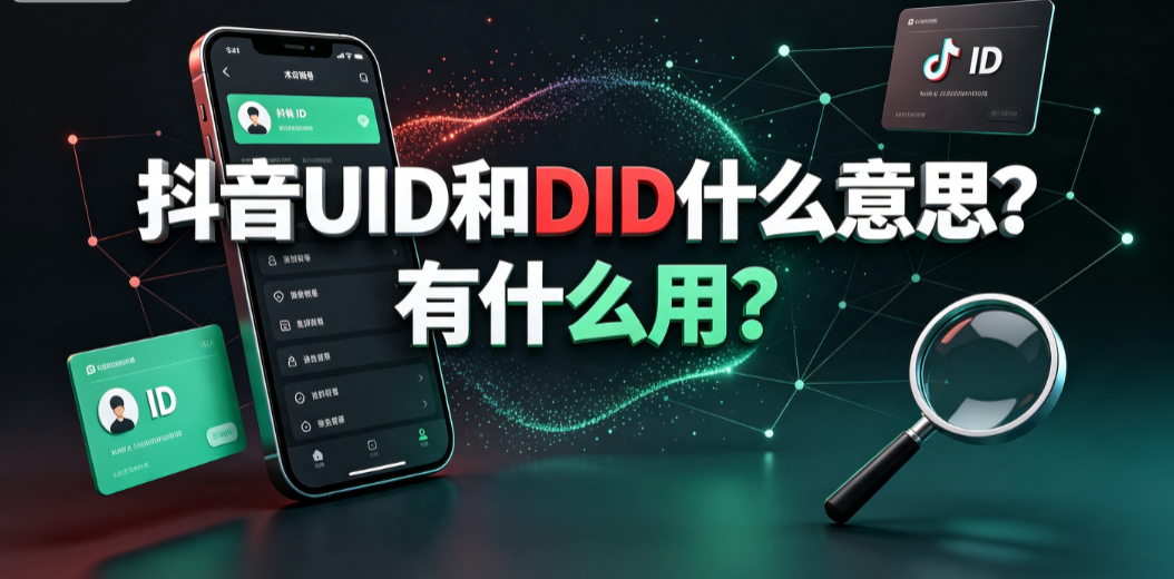 抖音uid和did什么意思?有什么用?底层逻辑与实操指南