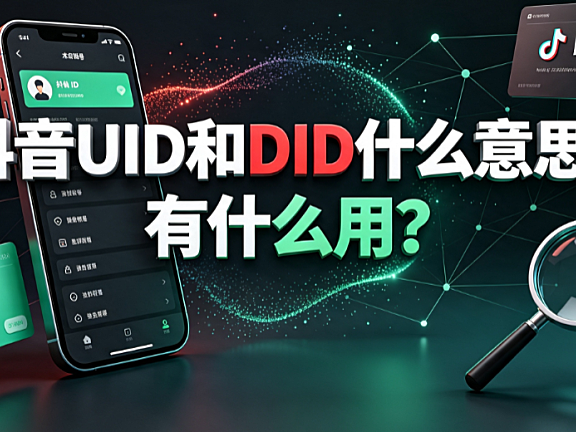 抖音uid和did什么意思?有什么用?底层逻辑与实操指南