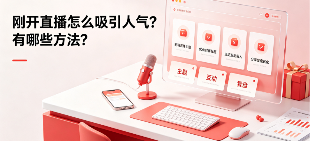 刚开直播怎么吸引人气有哪些方法？冷启动实操指南