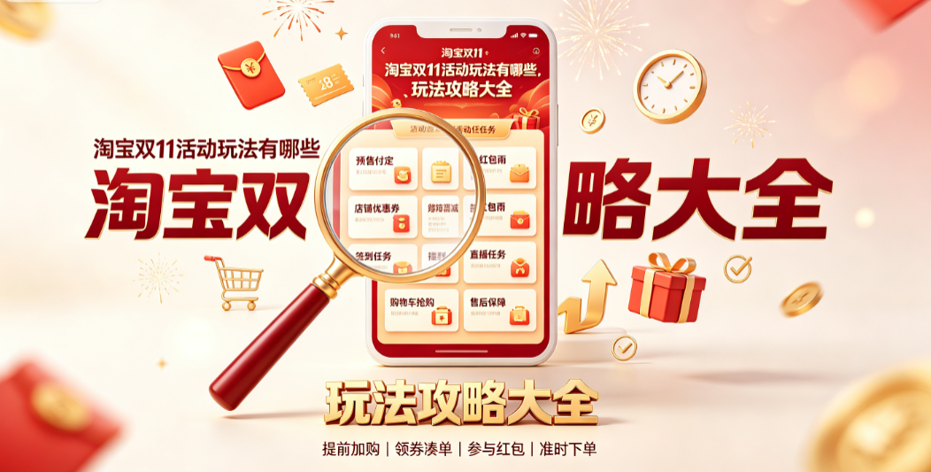 淘宝双11活动玩法有哪些?玩法攻略大全