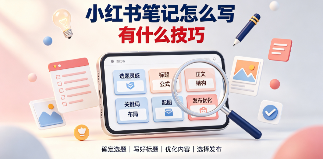 小红书笔记怎么写?有什么技巧?