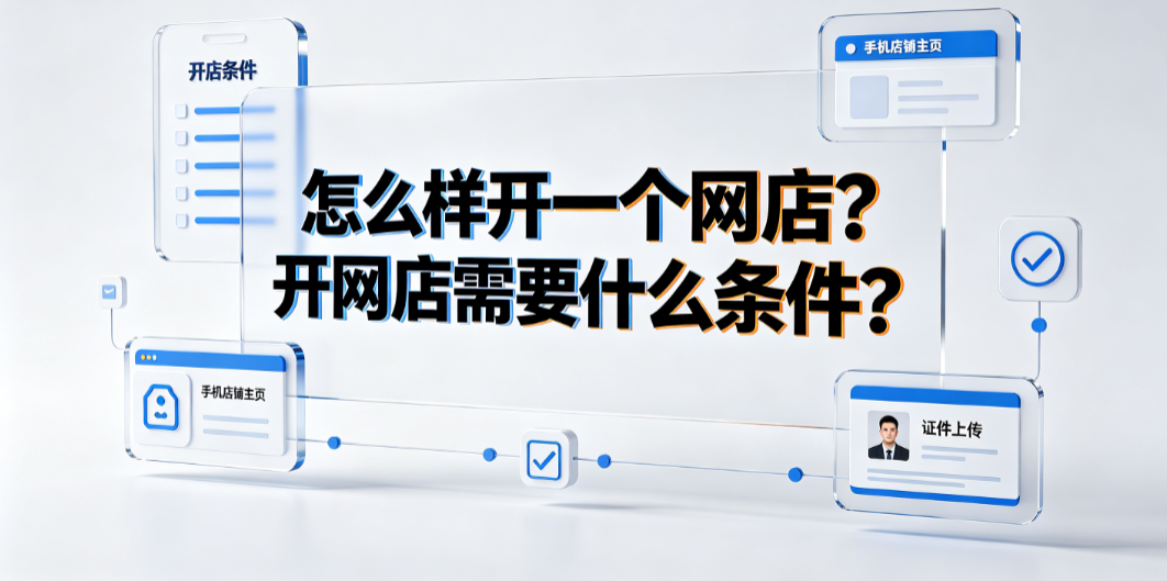 怎么样开一个网店?开网店需要什么条件?