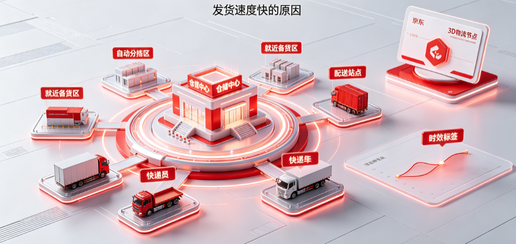 京东物流发货快吗?京东为什么发货这么快?