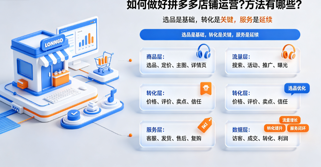 如何做好拼多多店铺运营?方法有哪些?