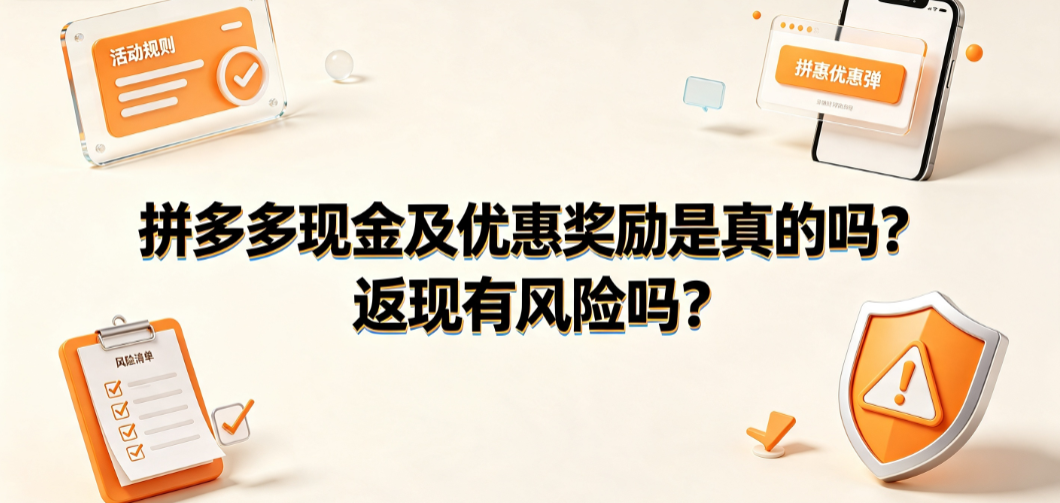 拼多多现金及优惠奖励是真的吗?返现有风险吗?深度解析