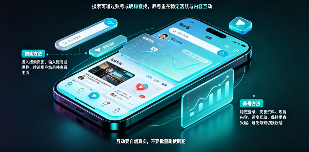 抖音号怎么搜索?抖音号如何养?