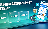 菜鸟乡村和菜鸟驿站的区别是什么?如何区分?