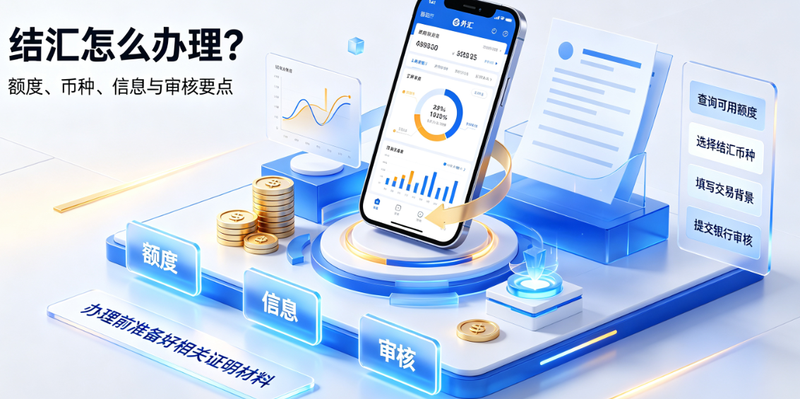 结汇额度是什么意思?结汇怎么办理?