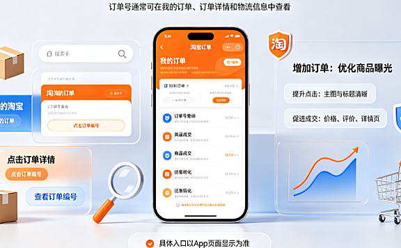 淘宝订单号查询在哪里?淘宝订单如何增加?