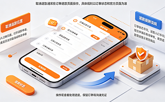淘宝取消退款在哪里?淘宝退款规则是什么?操作路径与售后指南