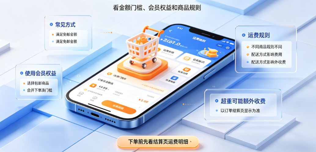 京东免运费的方法有哪些?运费规则是什么?
