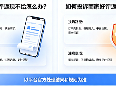 拼多多好评返现不给怎么办?如何投诉商家好评返现?