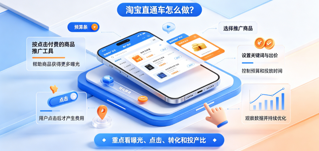 什么叫做淘宝直通车?淘宝直通车怎么做?