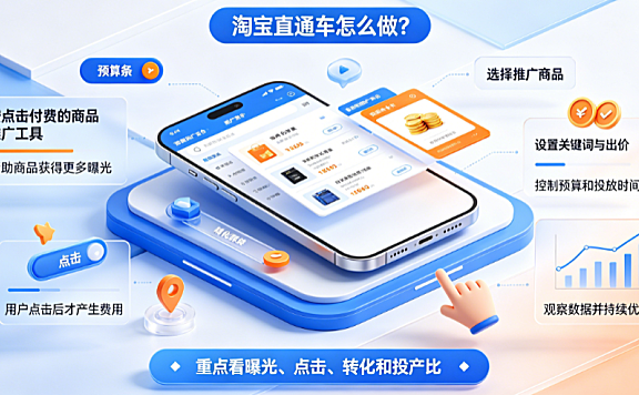 什么叫做淘宝直通车？淘宝直通车怎么做？新手入门与优化实战指南
