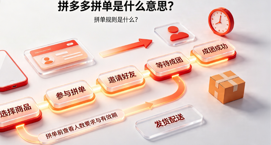 拼多多拼单是什么意思?拼单规则是什么?