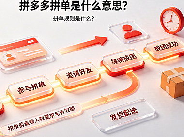 拼多多拼单是什么意思?拼单规则是什么?