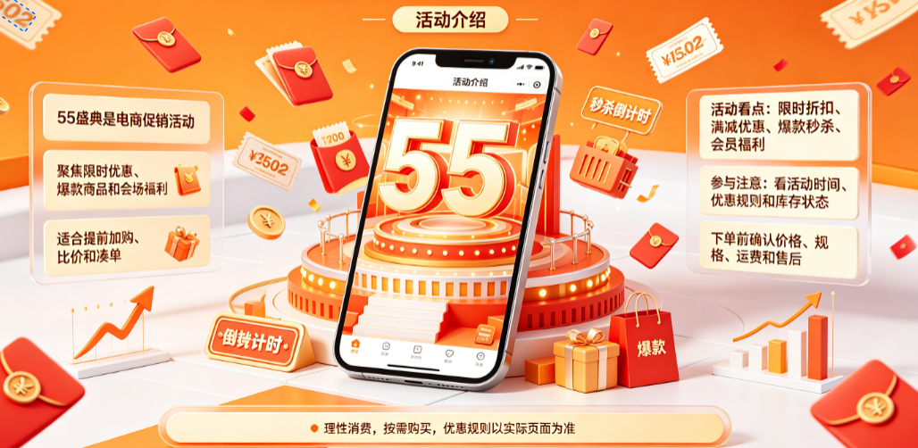 聚划算55盛典是什么?附活动介绍
