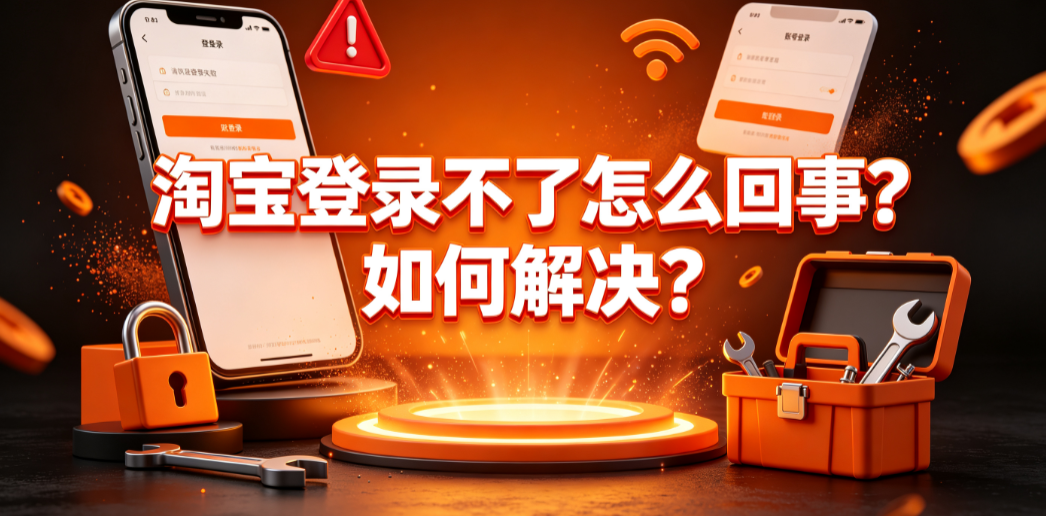 淘宝登录不了怎么回事？如何解决淘宝登录异常？