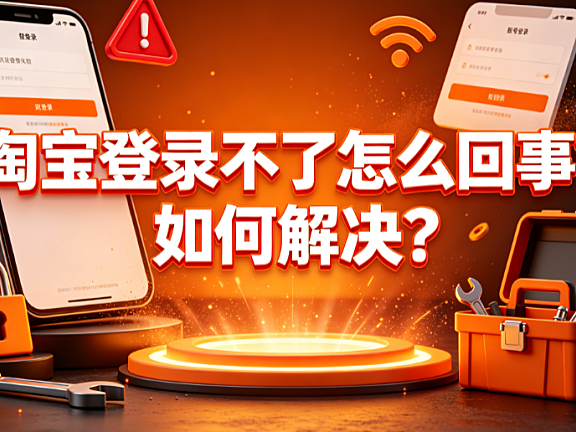 淘宝登录不了怎么回事？如何解决淘宝登录异常？