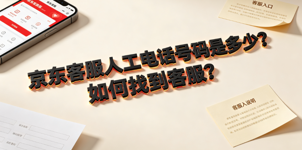 京东客服人工电话号码是多少?如何找到客服?