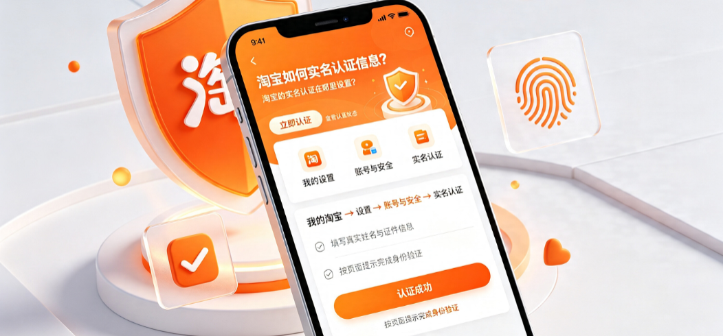 淘宝如何实名认证信息?淘宝的实名认证在哪里设置?