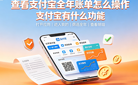 查看支付宝全年账单怎么操作?支付宝有何功能?
