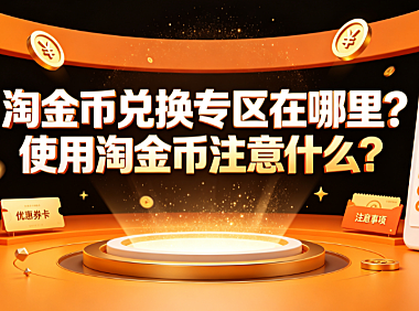 淘金币兑换专区在哪里？使用淘金币注意什么