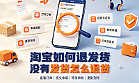 淘宝如何退发货_没有发货怎么退货操作指南