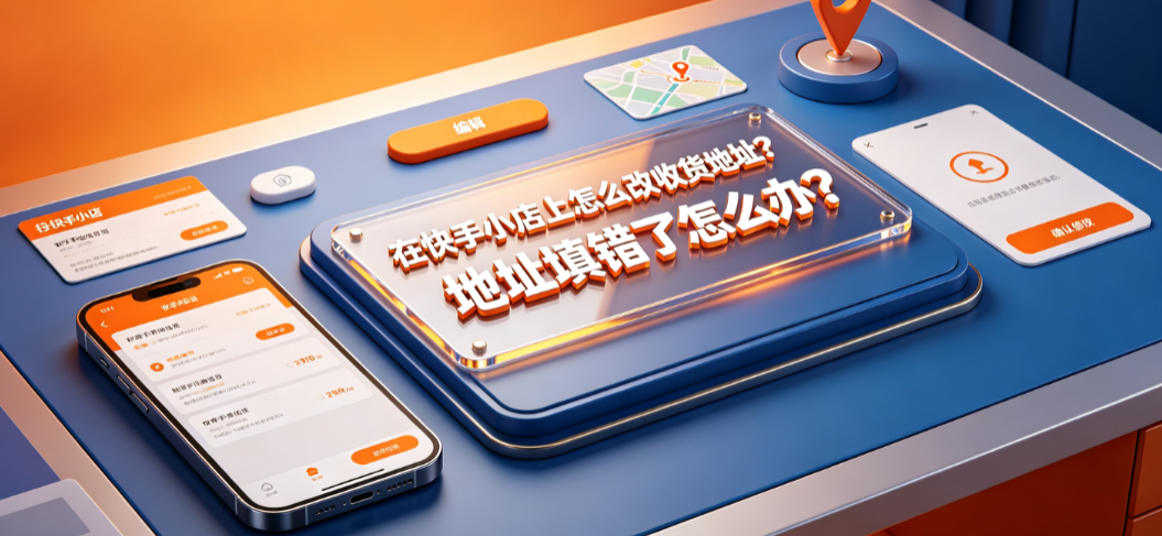 在快手小店上怎么改收货地址？地址填错了怎么办？