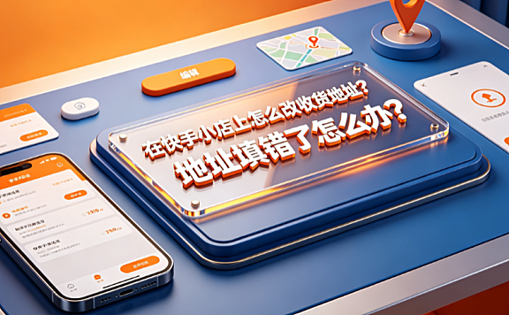 在快手小店上怎么改收货地址?地址填错了怎么办?