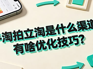 手淘拍立淘是什么渠道?有啥优化技巧?