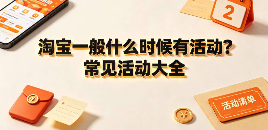 淘宝一般什么时候有活动?常见活动大全