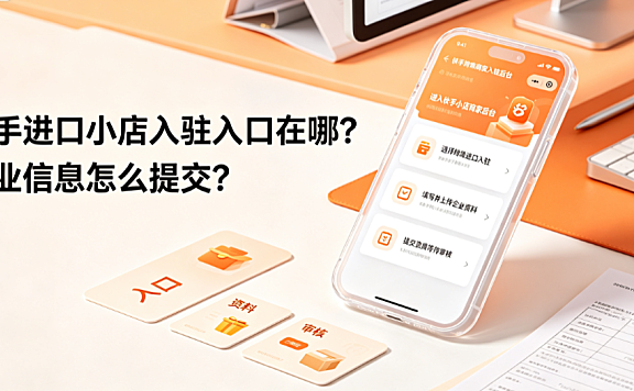 快手进口小店入驻入口在哪企业信息怎么提交？全指南