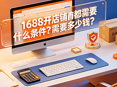 1688开店铺都需要什么条件？需要多少钱？