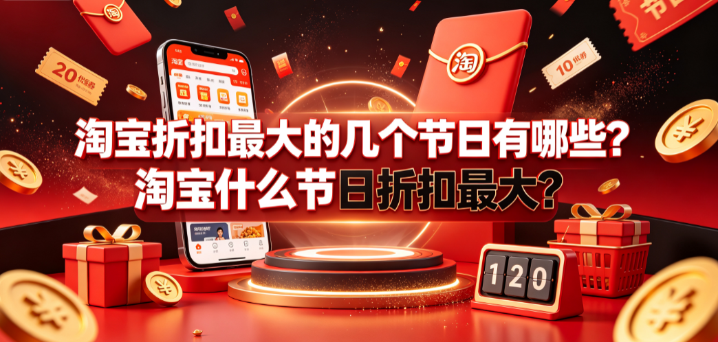 淘宝折扣最大的几个节日有哪些?淘宝什么节日折扣最大?