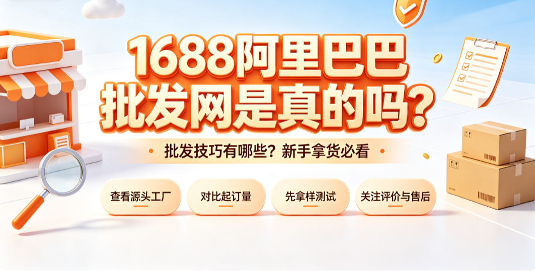 1688阿里巴巴批发网是真的吗?批发技巧有哪些?