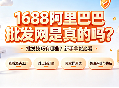 1688阿里巴巴批发网是真的吗?批发技巧有哪些?