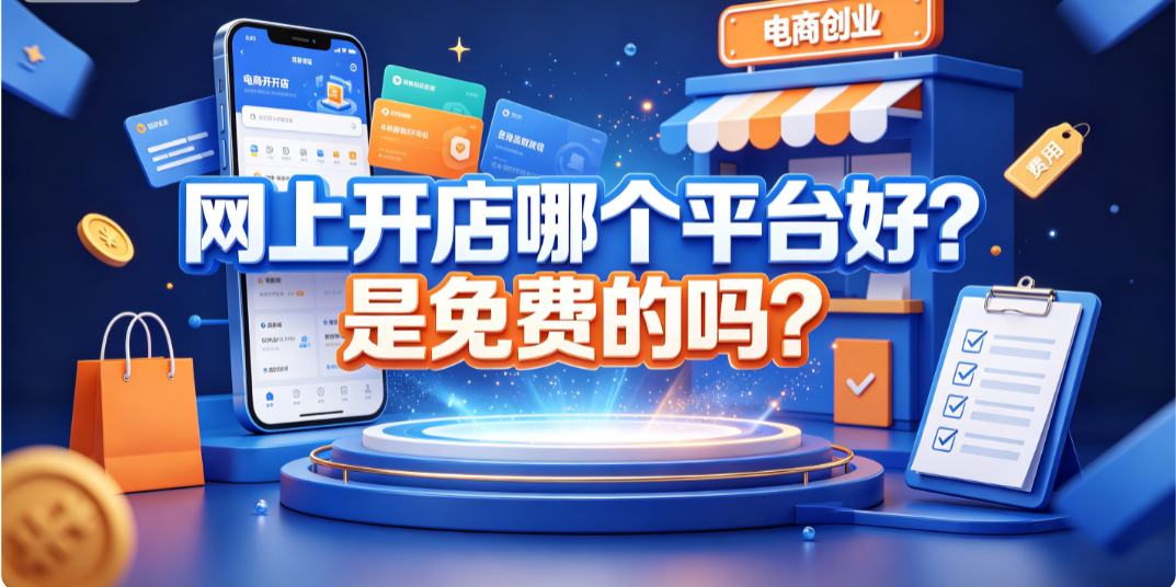 网上开店哪个平台好?是免费的吗?