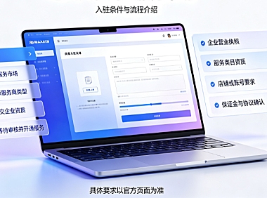 怎么入驻淘宝服务市场？入驻条件与全流程指南（2024更新）