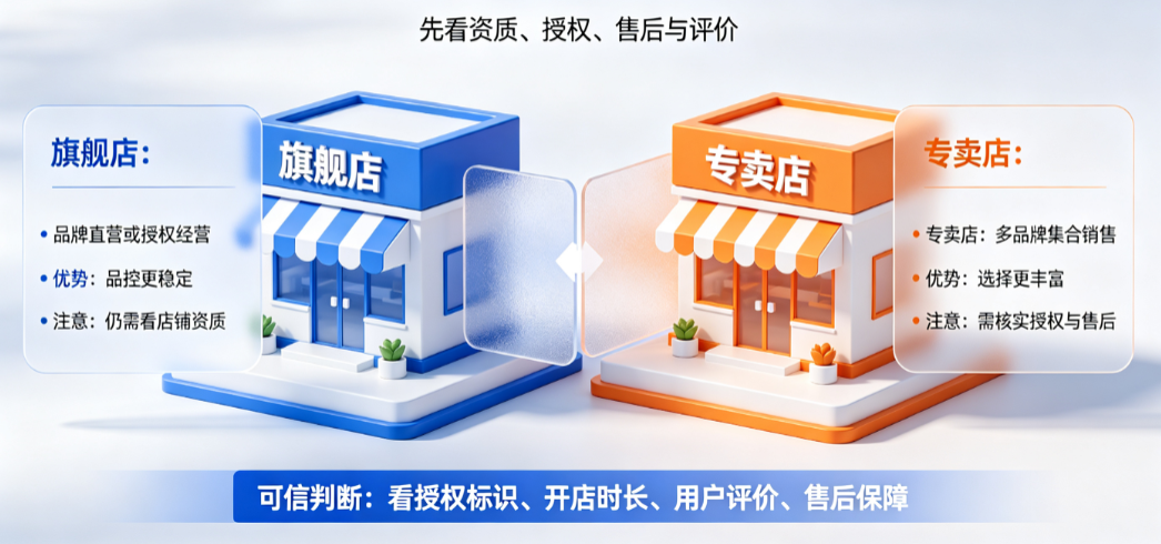 拼多多旗舰店和专卖店哪个好?旗舰店可信吗?