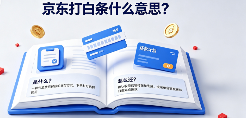京东打白条什么意思?付款后怎么还款?