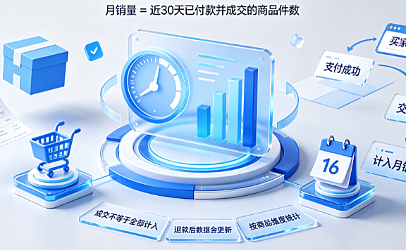 淘宝月销量怎么算？月销量和成交有什么关系？电商运营必看