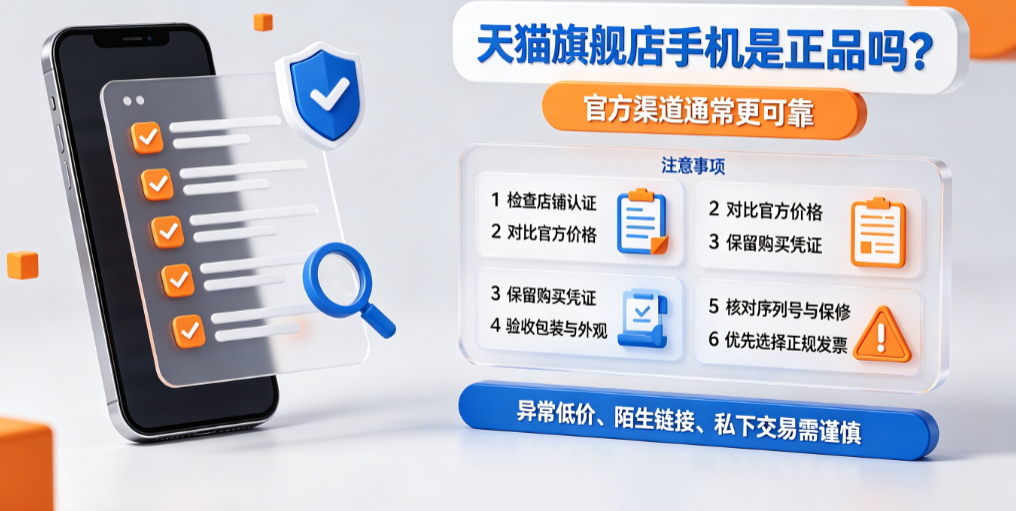 天猫旗舰店手机是正品吗?注意事项有哪些?
