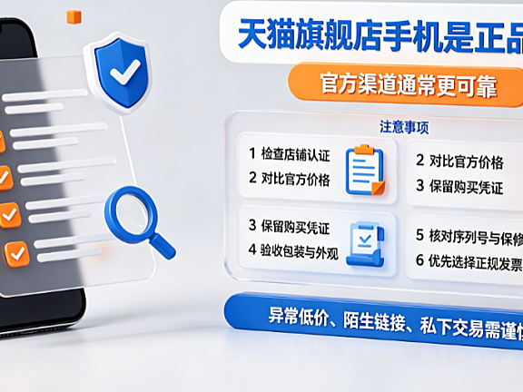 天猫旗舰店手机是正品吗?注意事项有哪些?电商购机指南