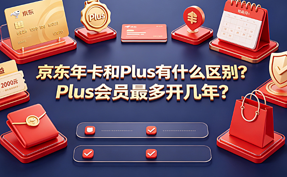 京东年卡和Plus有什么区别Plus会员最多开几年？全解析