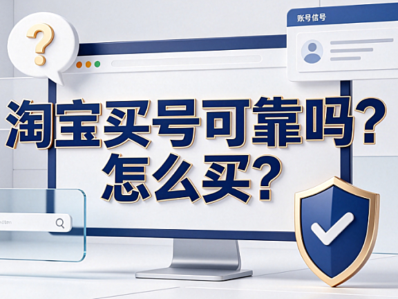 淘宝买号可靠吗?怎么买?